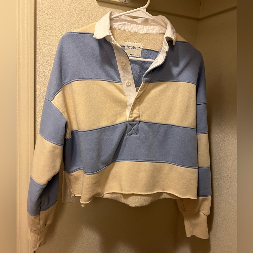 Womens cut off rugby shirt